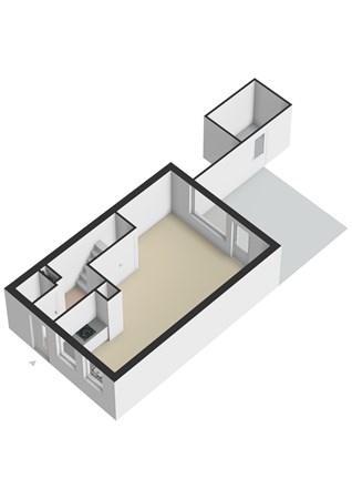 Plattegrond - Seelenstraat 34, 6412 HM Heerlen - Seelenstraat 34 Heerlen - Begane grond 3D.jpg